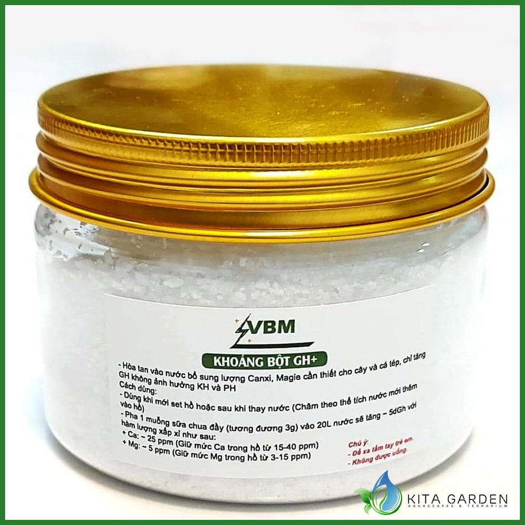 Khoáng bột bổ sung VBM GH+ cho hồ tép