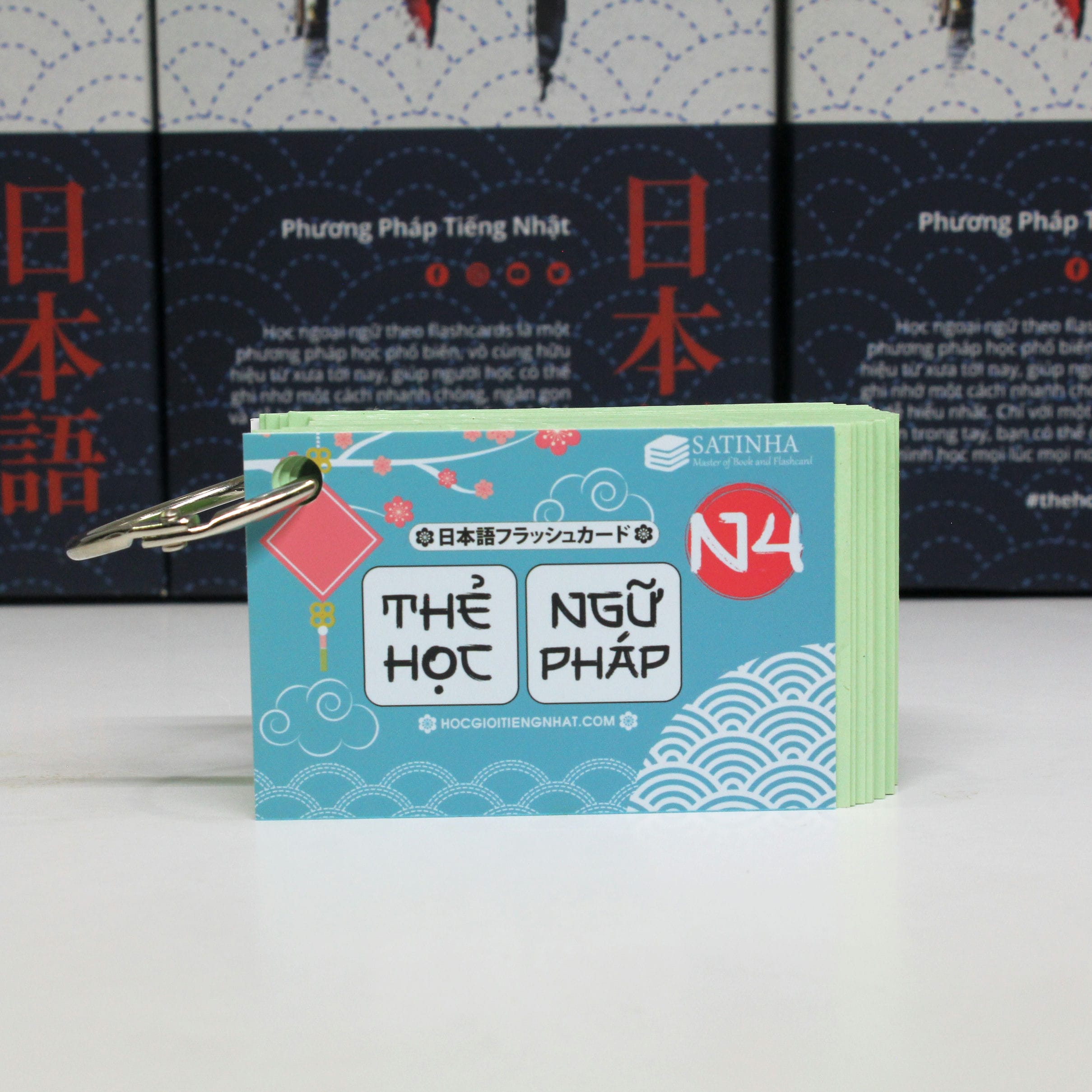 FLASHCARD - THẺ HỌC NGỮ PHÁP N4 - 1 XẤP BẢN MỚI