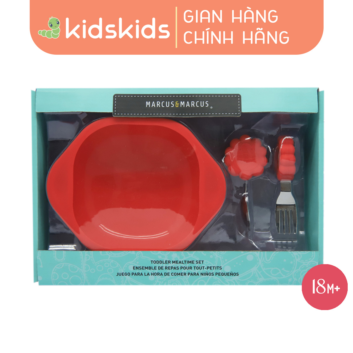 Bộ đồ dùng ăn dặm Toddler Marcus & Marcus - Marcus