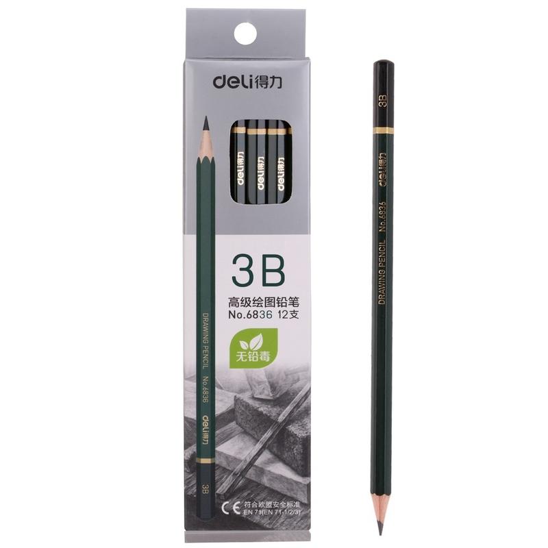 Combo 3 cây bút chì 3b deli 6836