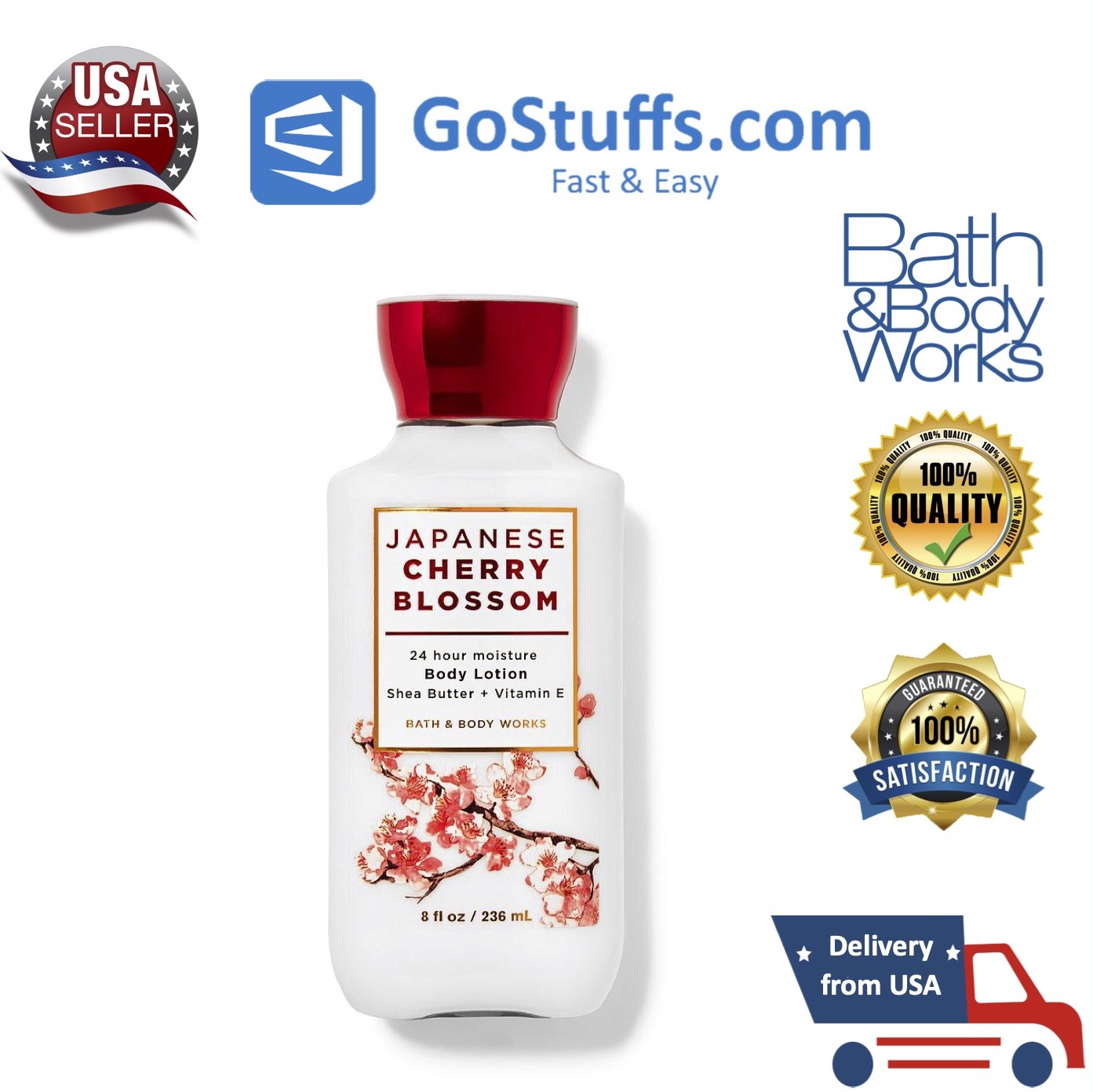 Sữa dưỡng thể bath & body works japanese cherry blossom super smooth body lotion 236ml