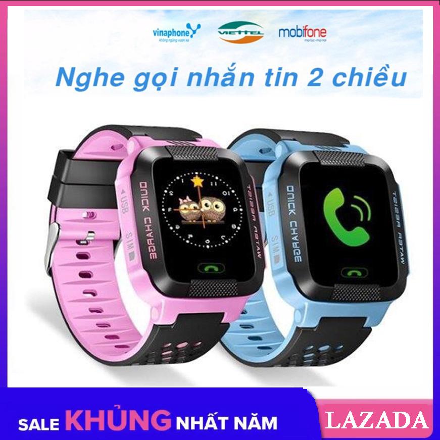 Đồng hồ định vị trẻ em Y21G, đồng hồ thông minh trẻ em bé trai và bé gái