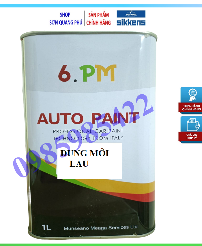 Xăng lau sơn dung môi lau 6.pm kodo cf5581 autopaint 1 lít, dung môi làm sạch trước khi sơn màu sonquangphu422