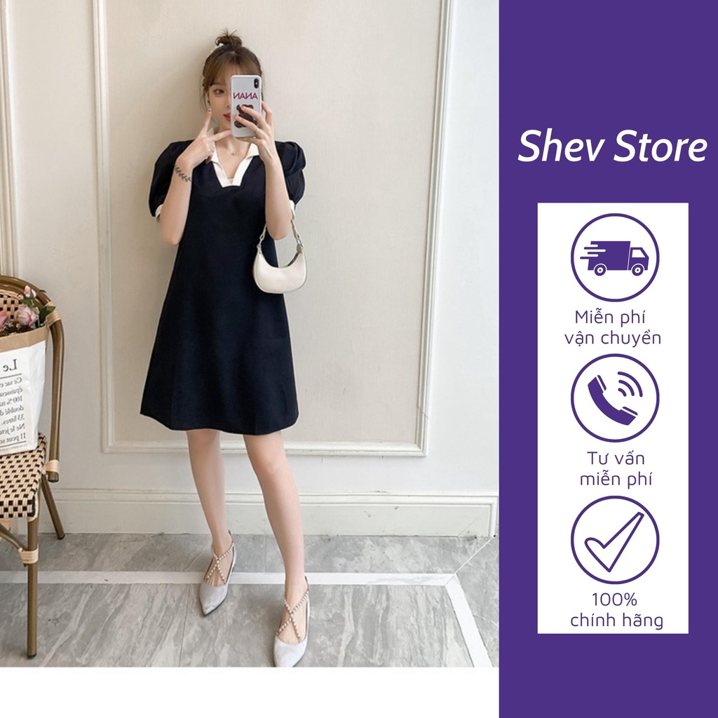 Váy nữ xinh đẹp bánh bèo hàn quốc đầm dáng suông VN008