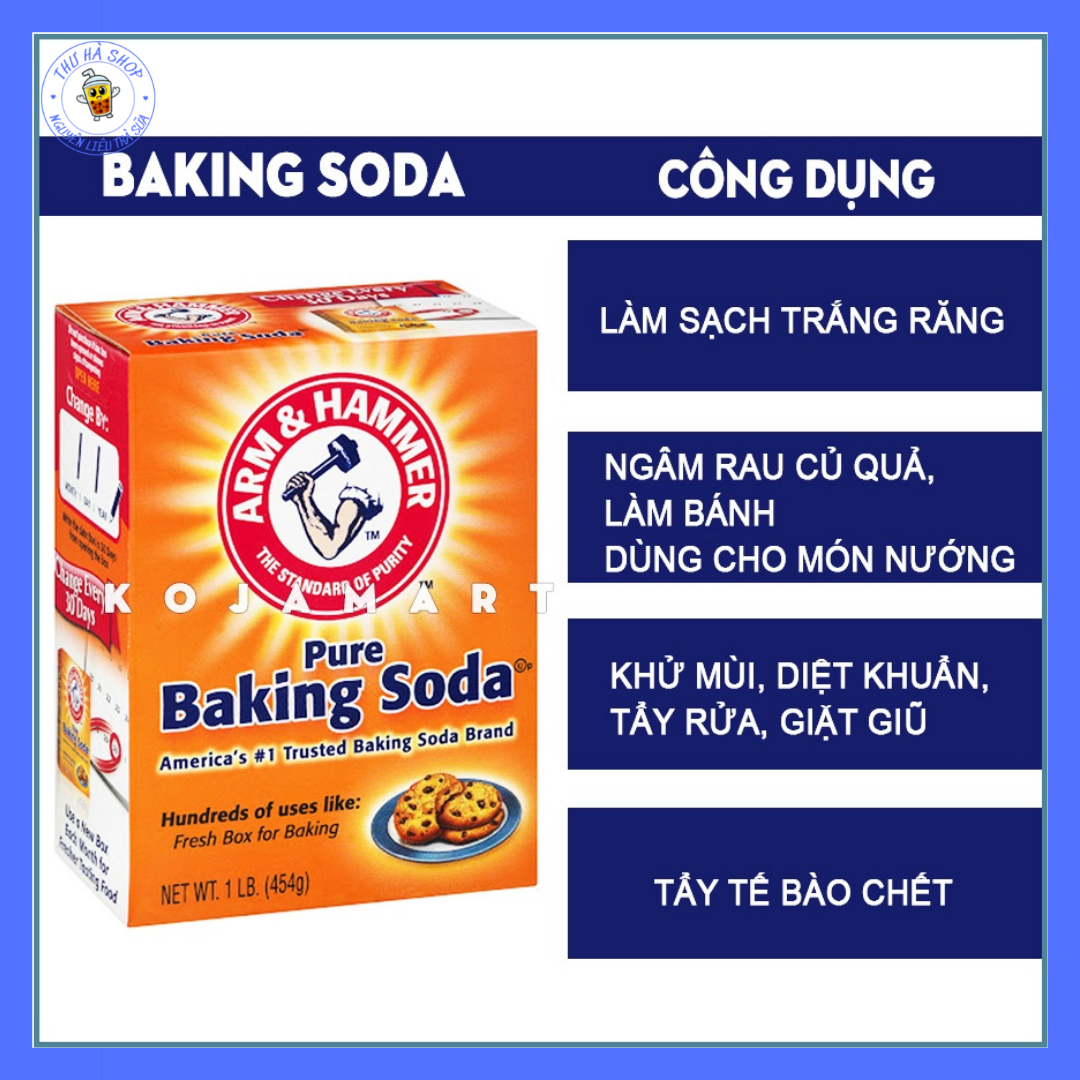 Bột banking soda, muối nở hộp to 454g nhiều công dụng