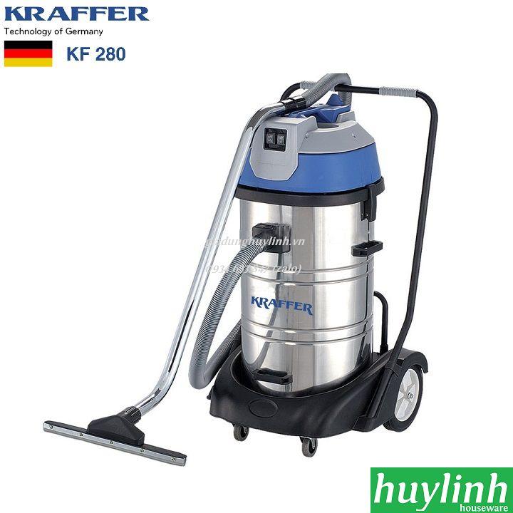 Máy hút bụi công nghiệp kraffer kf280 - 90 lít