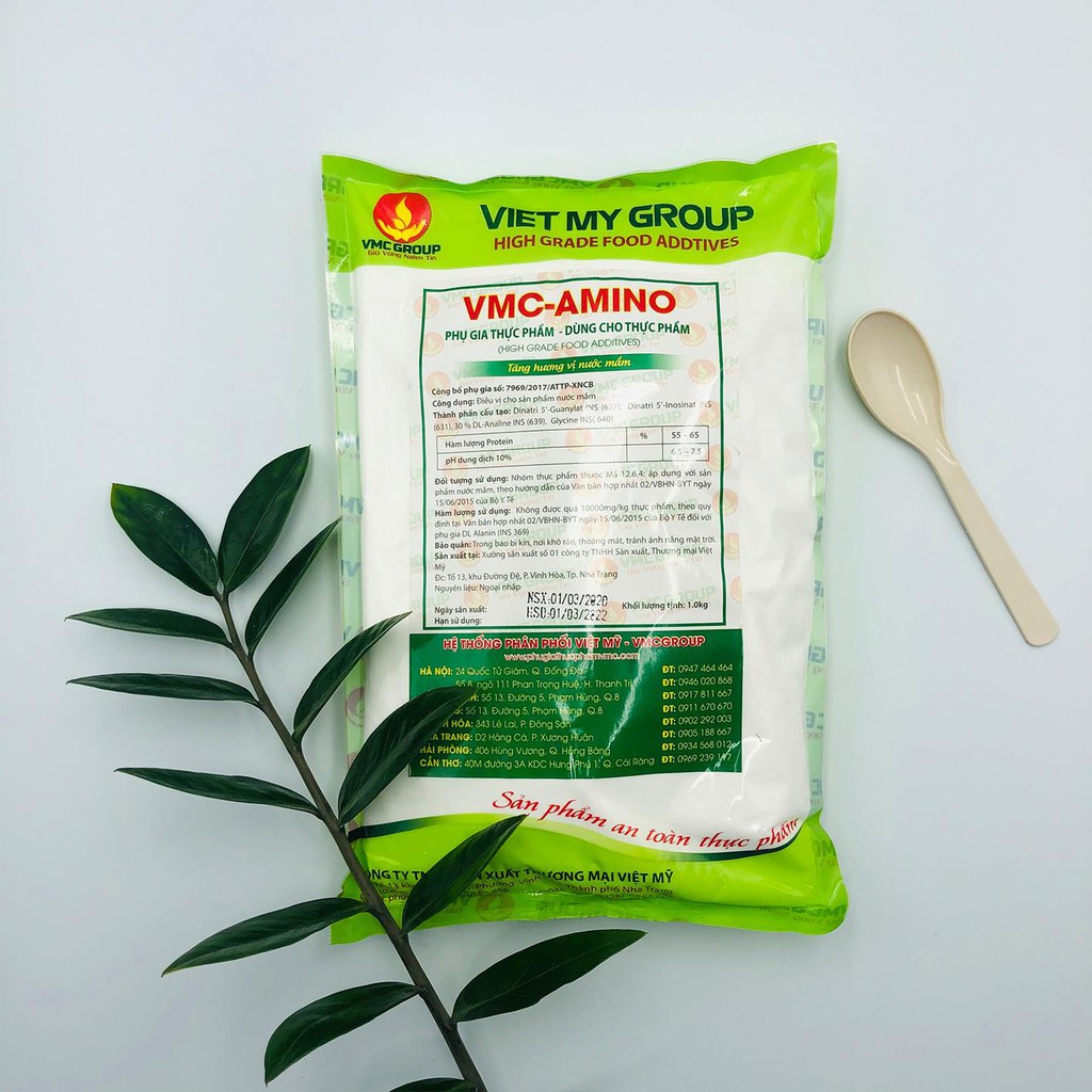 1kg siêu bột ngọt - phụ gia điều vị - vmc amino - ngọt gấp 10 lần mì chính thông thường