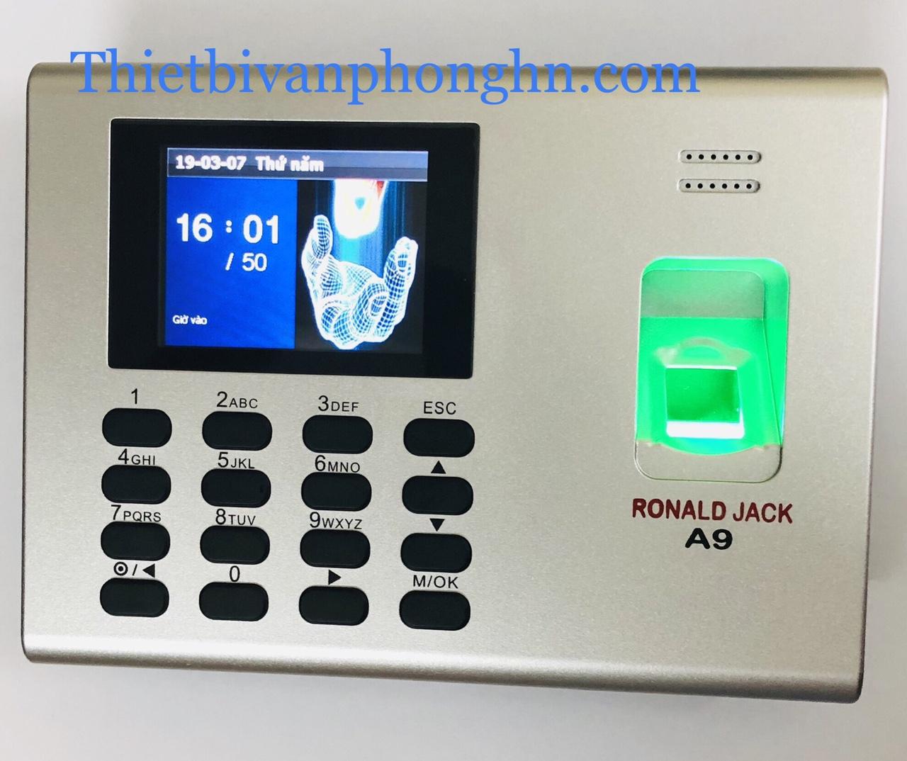 Máy chấm công vân tay Ronald Jack A9