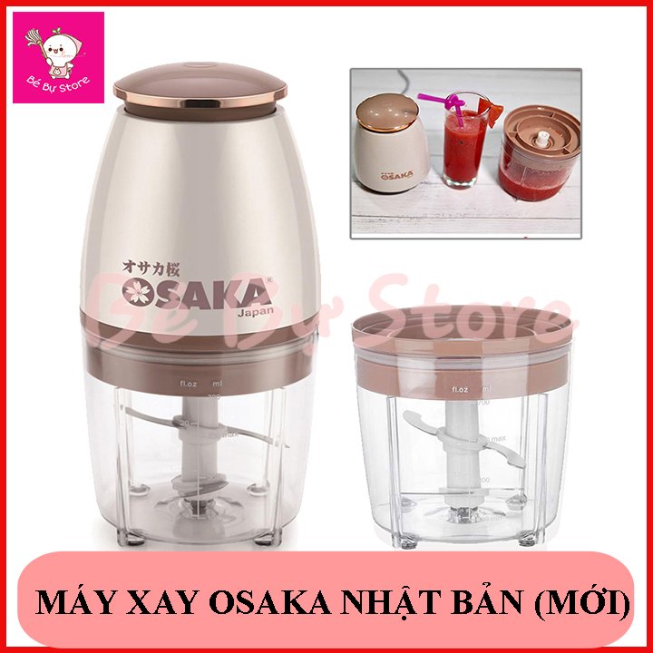 Máy Xay Sinh Tố Đa Năng OSAKA Nhật Bản Xay Thịt - Xay Đá - Hoa Quả Siêu Nhanh, Máy Xay Sinh Tố Chế Biến Xay Nhuyễn Mọi Thứ Thật Dễ Dàng