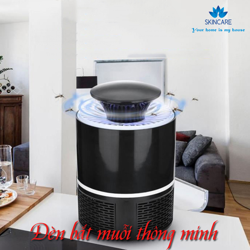 Đèn bắt muỗi, Đèn bắt côn trùng, Đèn bắt muỗi cao cấp - Đèn bắt muỗi thông minh hình trụ.