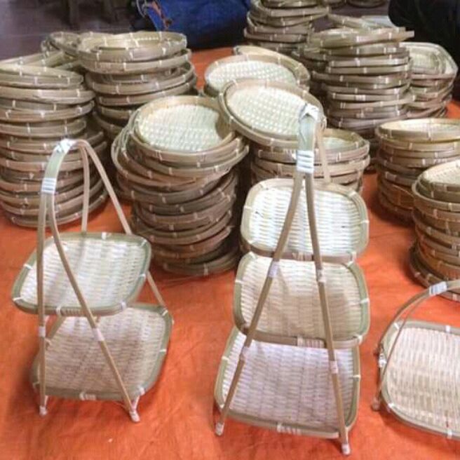 Quang mẹt tre 2 tầng hình vuông