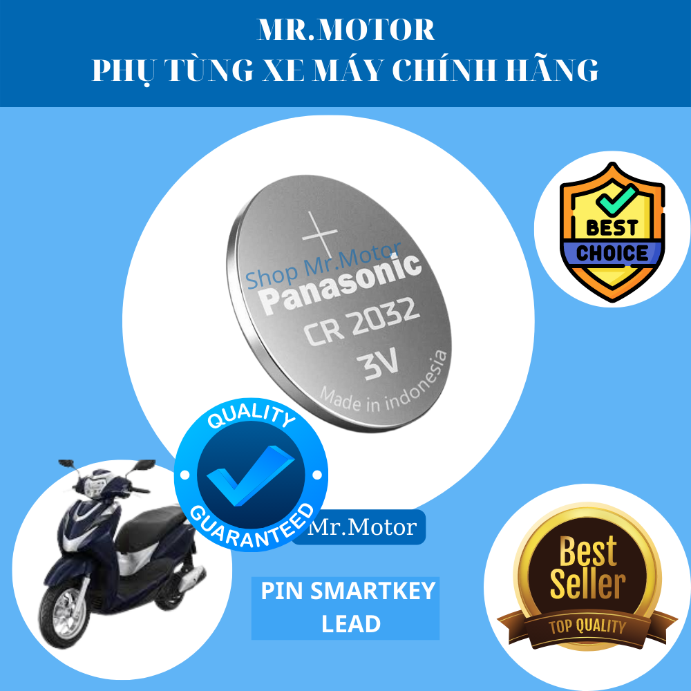 Pin chìa khóa smartkey xe NVX chính hãng Panasonic 1 Viên