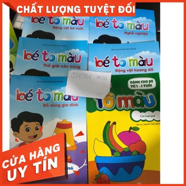 10 quyển vở cho bé tô màu đơn giản