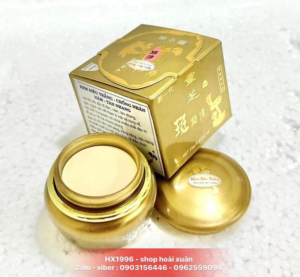 Kem sâm ngọc trai dưỡng trắng da chống nắng Lulanjina Nhật Bản kem ban ngày - kem lu lan ji na - HX1996