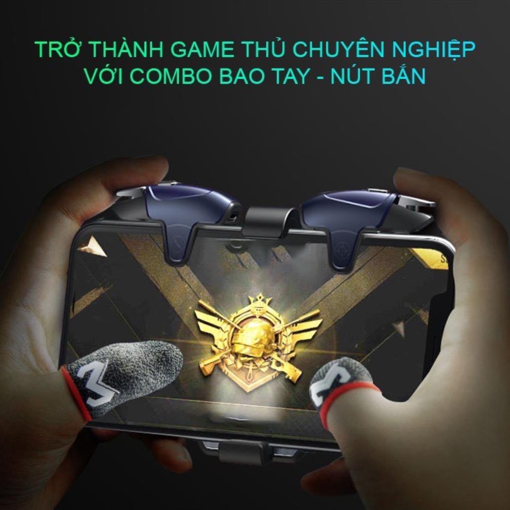 Bao/Găng tay chơi game MEMO chống mồ hôi, siêu nhạy, siêu co dãn Cho pubg FF, tốc chiến