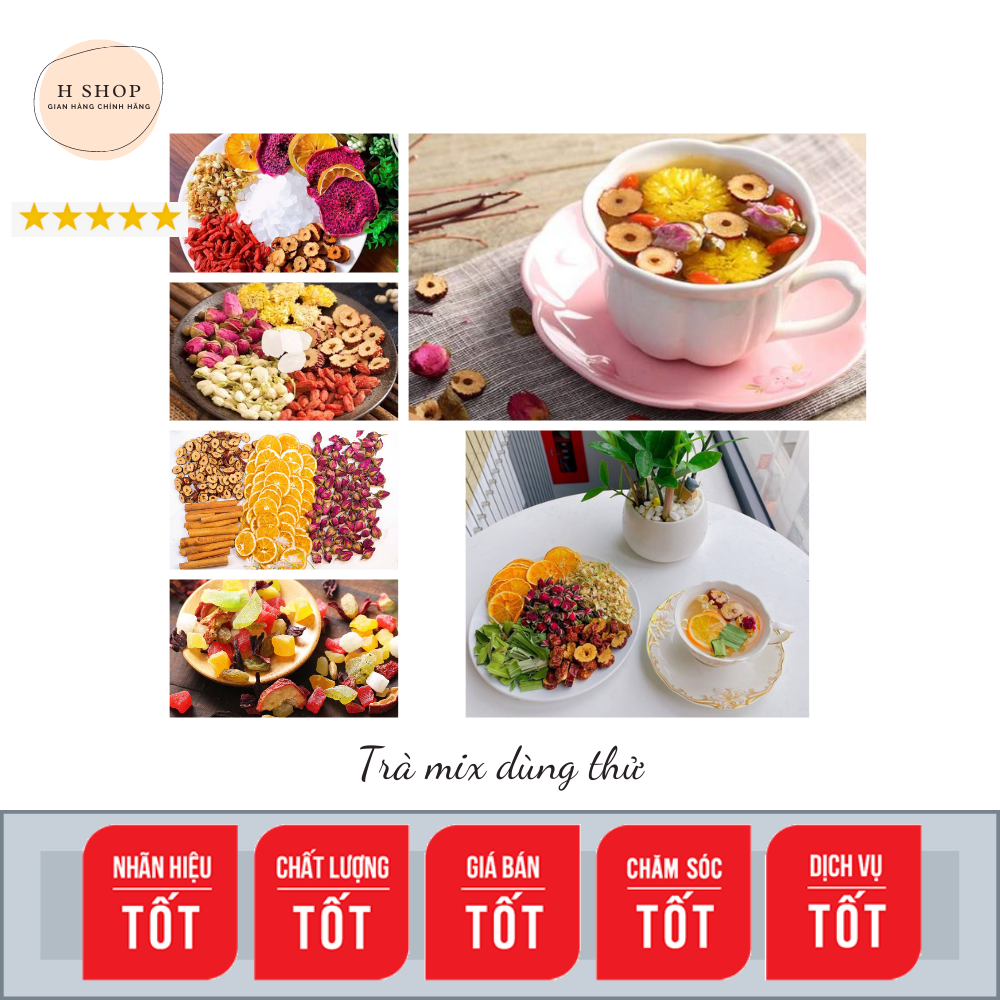 Trà hoa quả mix 1 gói nhỏ nhiều hương vị, tốt cho sức khỏe