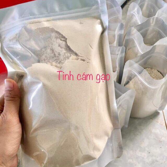 100gr tinh bột cám gạo quê nguyên chất nhà làm cho khách dùng thử