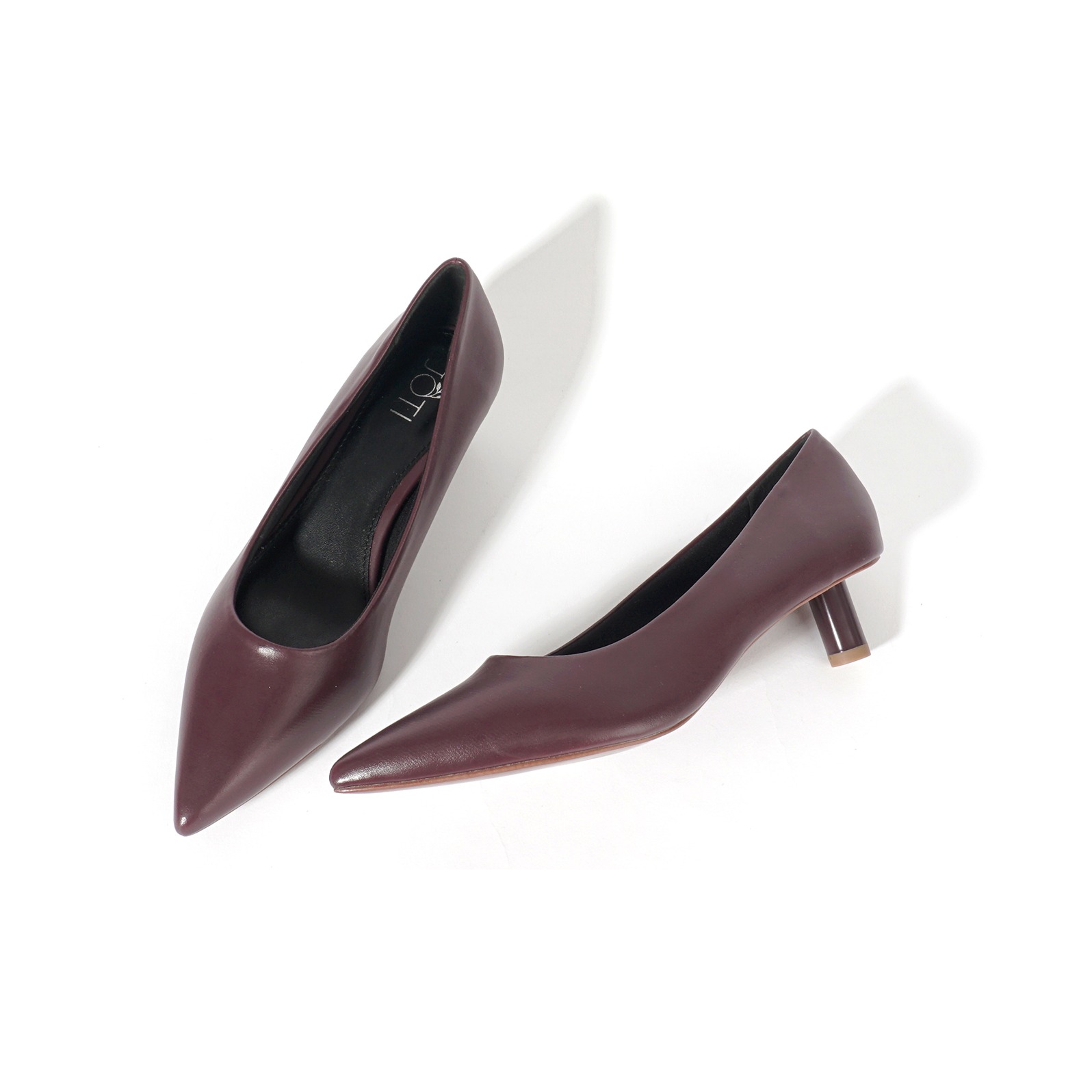 Joti giày cao gót nữ lemzili 3263vn3 2020 - mũi nhọn cổ điển thanh lịch đế trụ tròn 3cm - mang công sở đi làm đi chơi