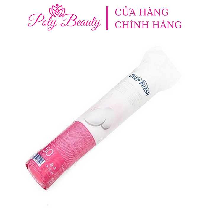 Bông Tẩy Trang Siêu Mềm Deep Fresh Cotton Pads 150 Miếng - Bông Tẩy Trang Cotton Pads - Bông Tẩy Trang Deep Fresh Giúp Thấm Hút Dầu Và Dịch Nhờn Trên Da Làm Sạch Mọi Bụi Bẩn Trên Da