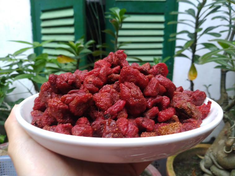 Dâu tây Đà Lạt sấy khô không đường - 100gr