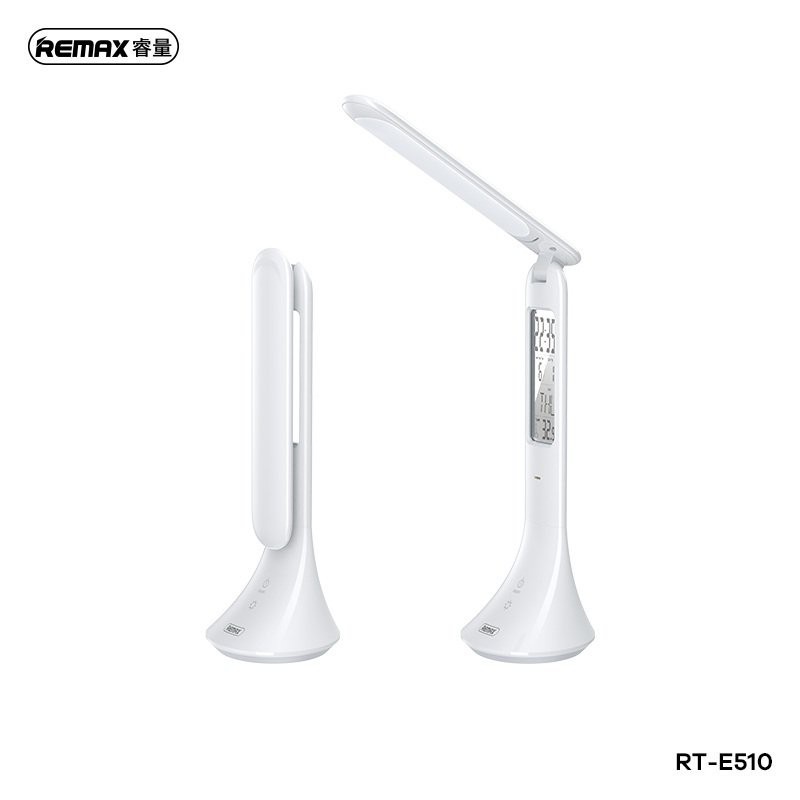 Đèn bàn led remax rt-e510 chống cận 3 chế độ sáng - hiển thị ngày,giờ,nhiệt độ và có báo thức