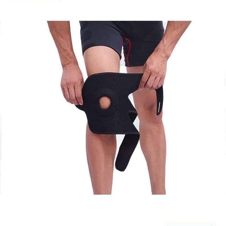 Bó gối thể thao - bảo vệ đầu gối co giãn có đai tránh chấn thương - 1 đôi