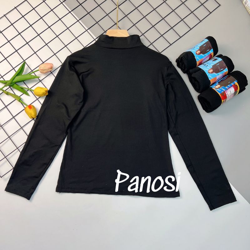 Áo giữ nhiệt nữ cổ cao 3cm áo thu đông nữ siêu co giãn, mặc thoải mái Panosi - A510