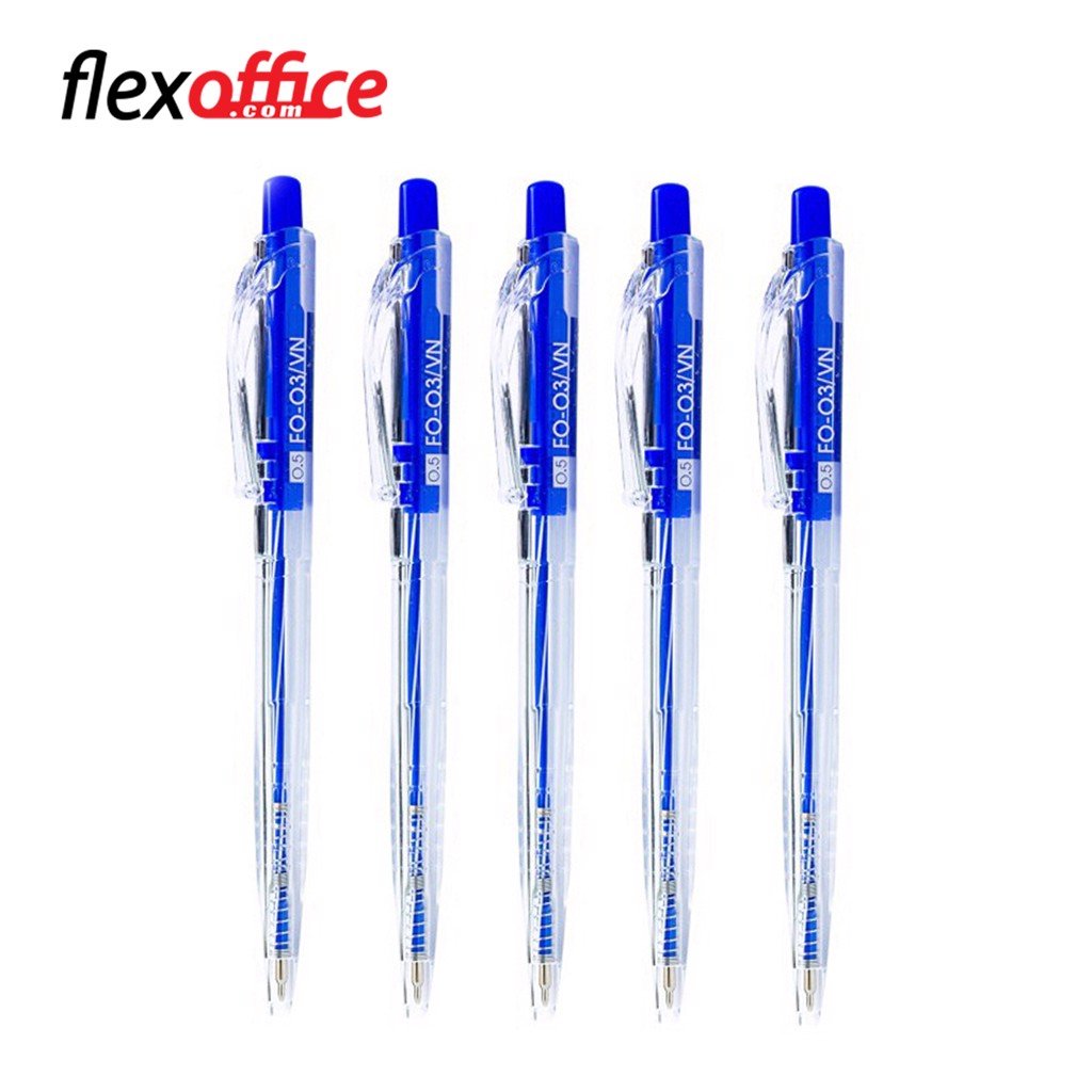 Combo 5 bút Bút Bi Flexoffice FO-03 -Bút máy Sài Gòn