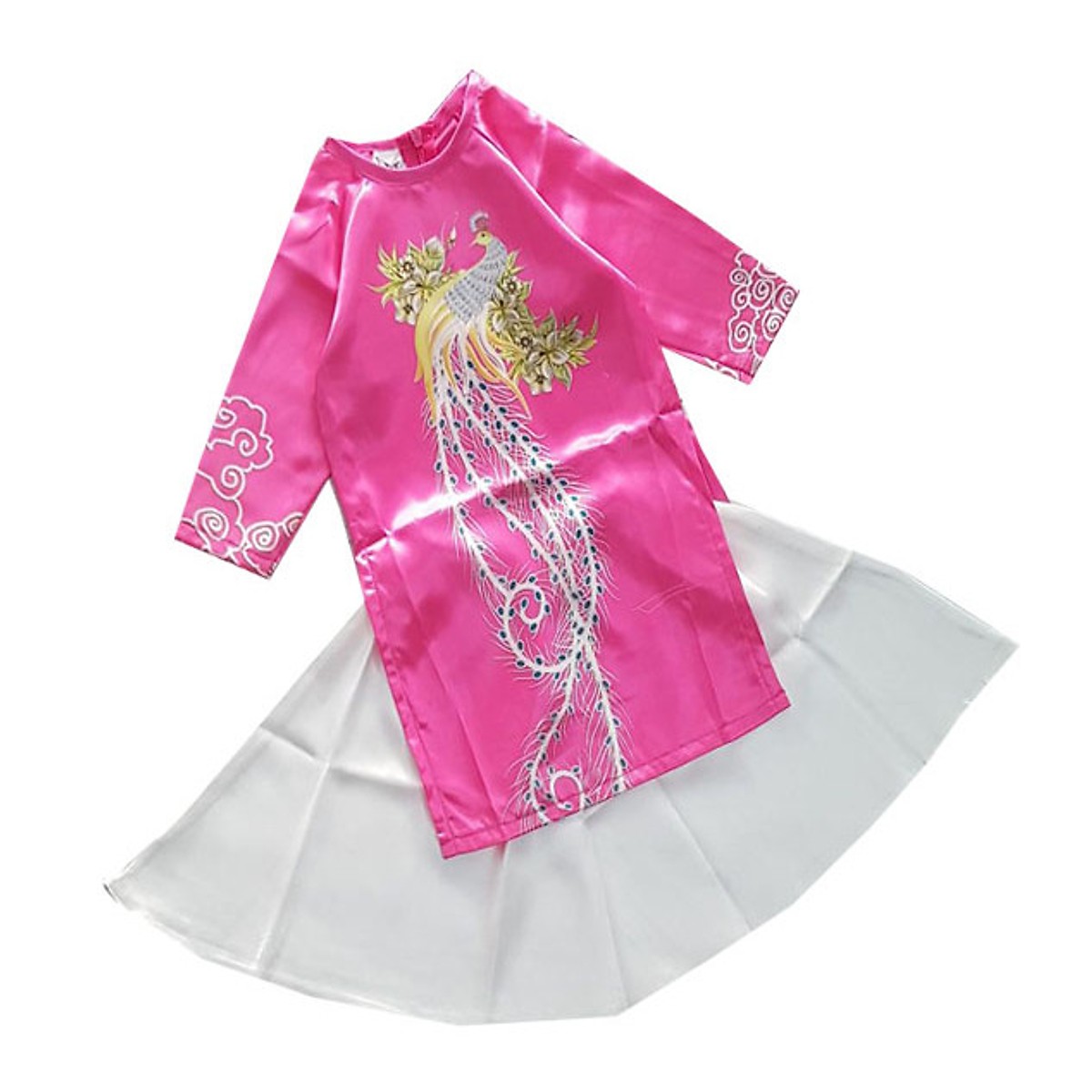 Áo dài phượng hoàng bé gái D461