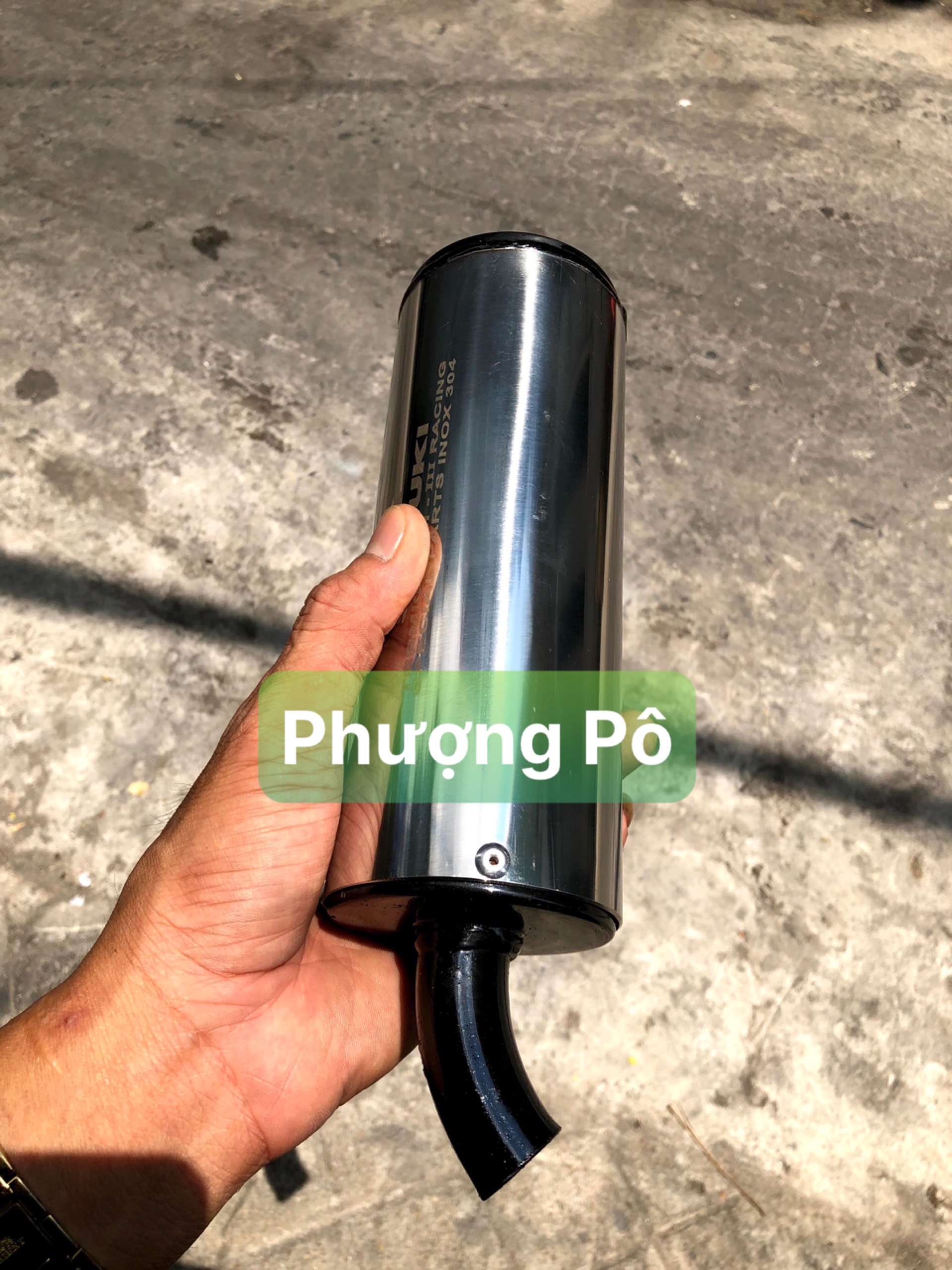 [HCM] Lon pô SUZUKI xì-po giả zin THÁI