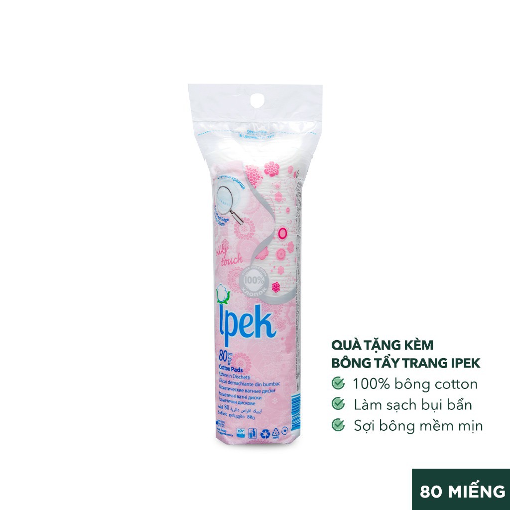 Bông tẩy trang 100% cotton 80 miếng