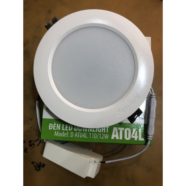 Đèn led âm trần 110/12w rạng đông