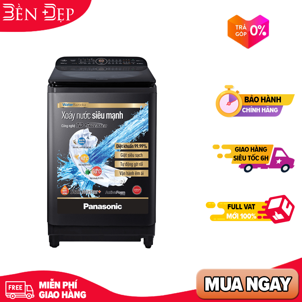 Máy giặt panasonic inverter 11.5 kg na-fd11vr1bv
