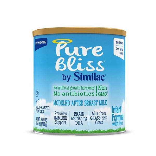 Sữa bột pure bliss by similac non-gmo infant formula 0-12 tháng 700g – mỹ