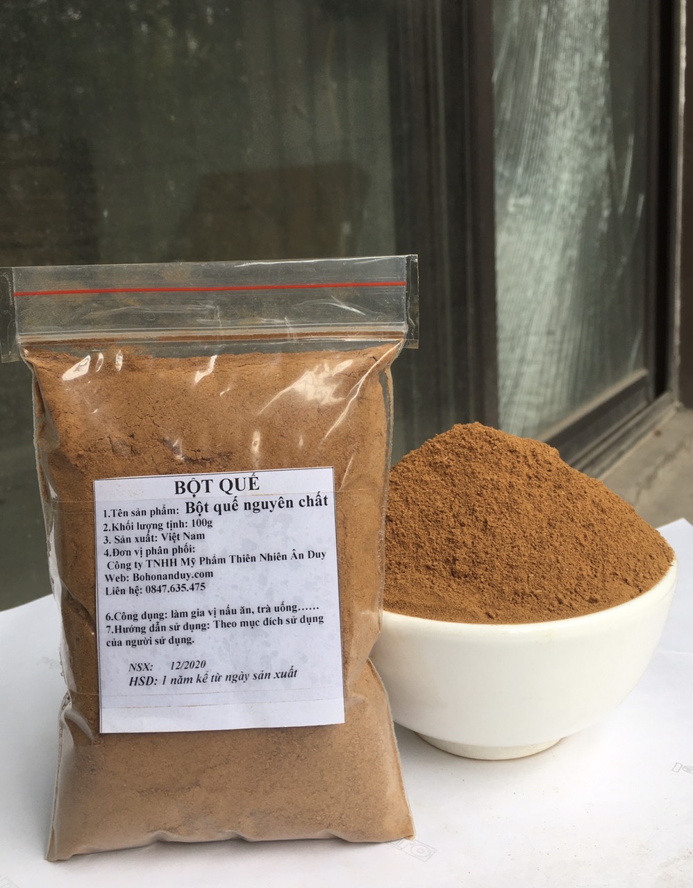 Bột quế nguyên chất loại i 100g
