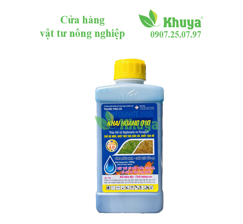  Thuốc trừ cỏ Khai Hoang Q10 900ml hãng BMC Thay thế Cỏ Lưu Dẫn và Cỏ Cháy  Date mới 01 10 2027  