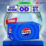 SALE 11.11-VC 12%] Thùng 24 Chai Nước Ngọt Giải Khát Có Gaz Pepsi (330ml/chai)