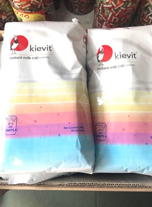 Bột làm kem sữa milk foam KIEVIT- chỉ cần khuấy cùng sữa tươi là kem tự đặc lại  -Gói 500g