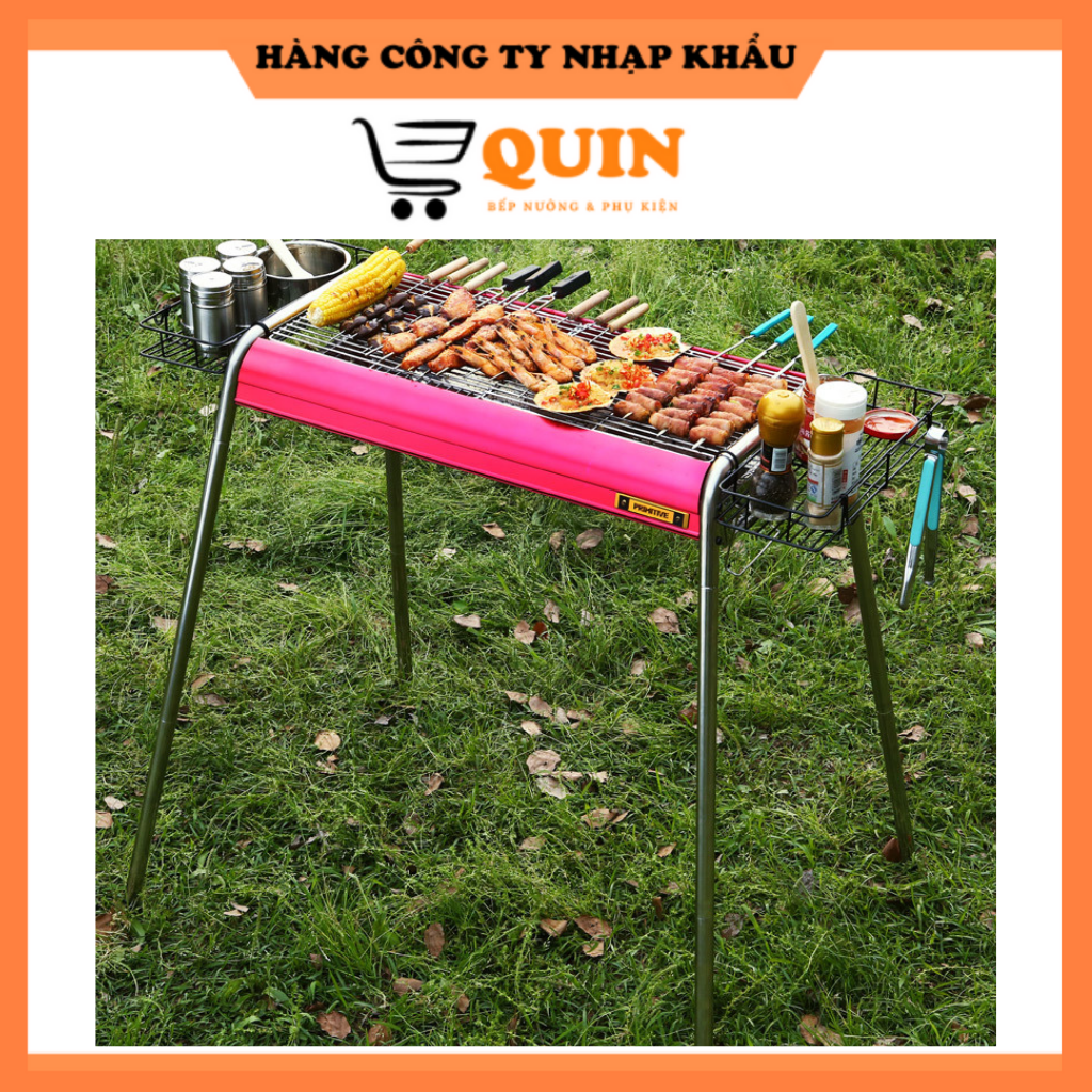 Bếp nướng than Lò nướng than inox Hàng công ty cao cấp QUIN Model CH4