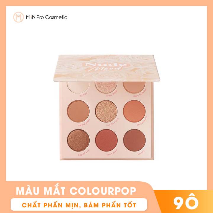 [HCM]Bảng màu mắt Colourpop Nude Mood 9 ô
