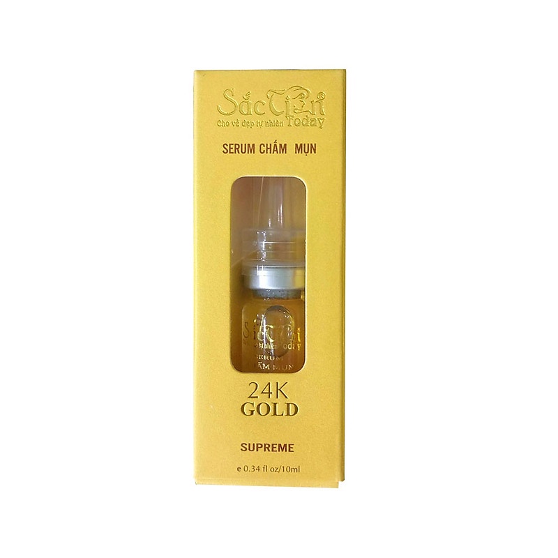 [HCM] Serum 24K Chấm Mụn Siêu Tốc 10ml - Sắc Tiên Today (sactiengold) (MUA 3 TẶNG 1 KEM TD 5G)