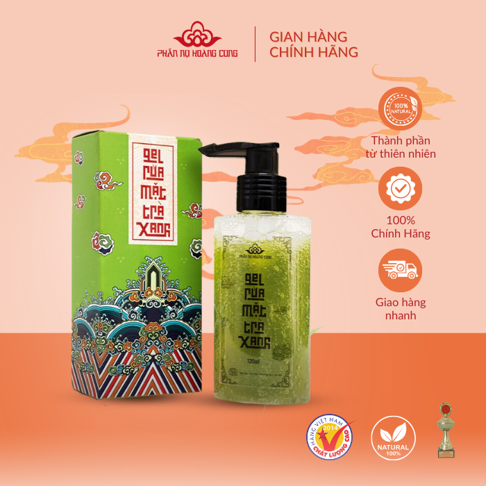 Gel rửa mặt phấn nụ hoàng cung