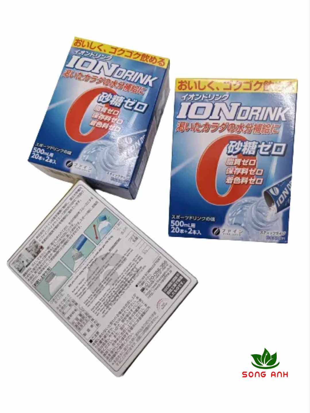 Bột pha nước uống Fine bù nước và chất điện giải ION hộp 22 gói
