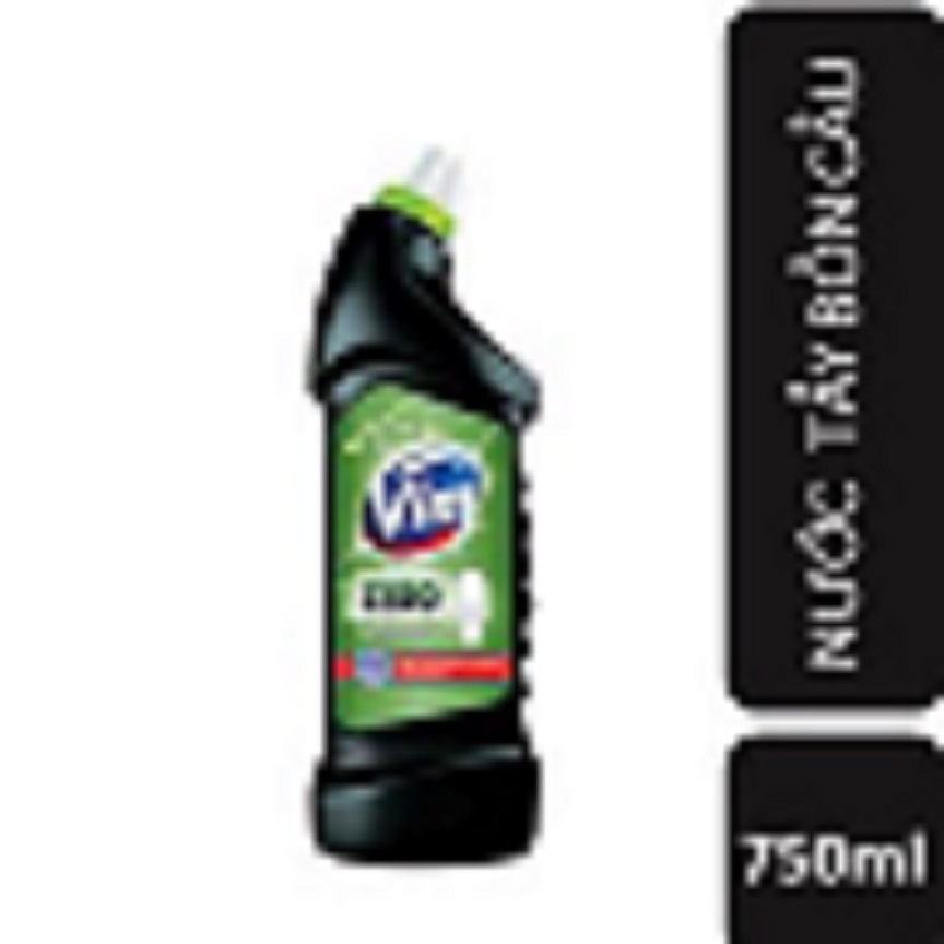 Nước tẩy bồn cầu vim zero mảng bám 750ml