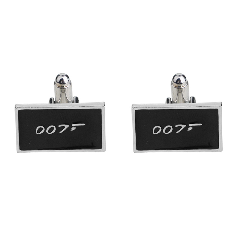 New Product Spot 007 Logo Design Men's French All-match Shirt Cufflinks
