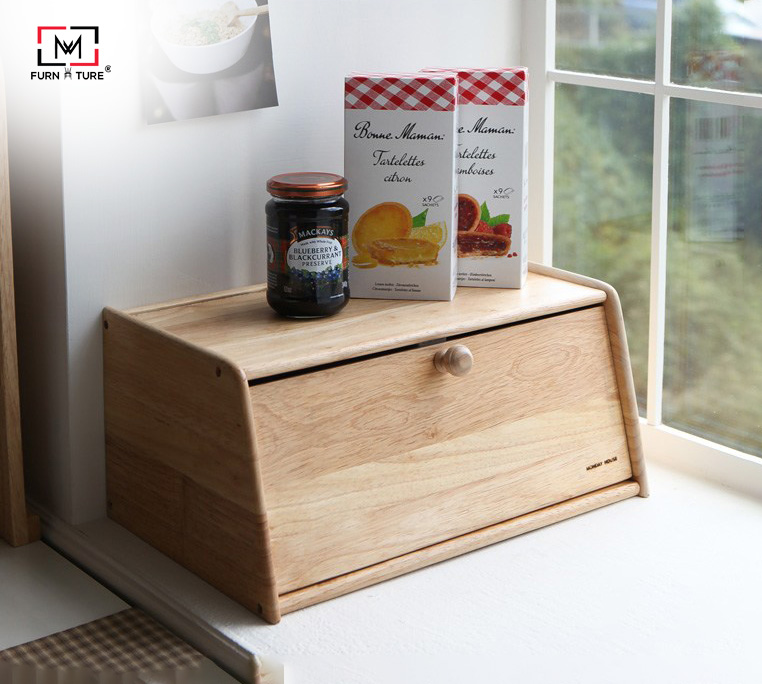 HỘP ĐỰNG GIA VỊ NHÀ BẾP GỖ HÀN QUỐC THƯƠNG HIỆU MW FURNITURE - B BREAD CASE - NỘI THẤT PHÒNG BẾP