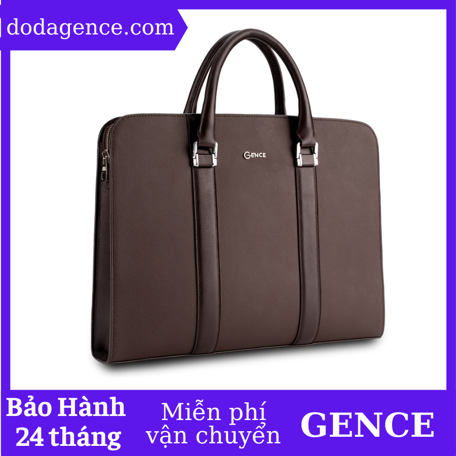 Túi xách, cặp công sở thời trang nam da bò epsom cao cấp cdx15 nâu
