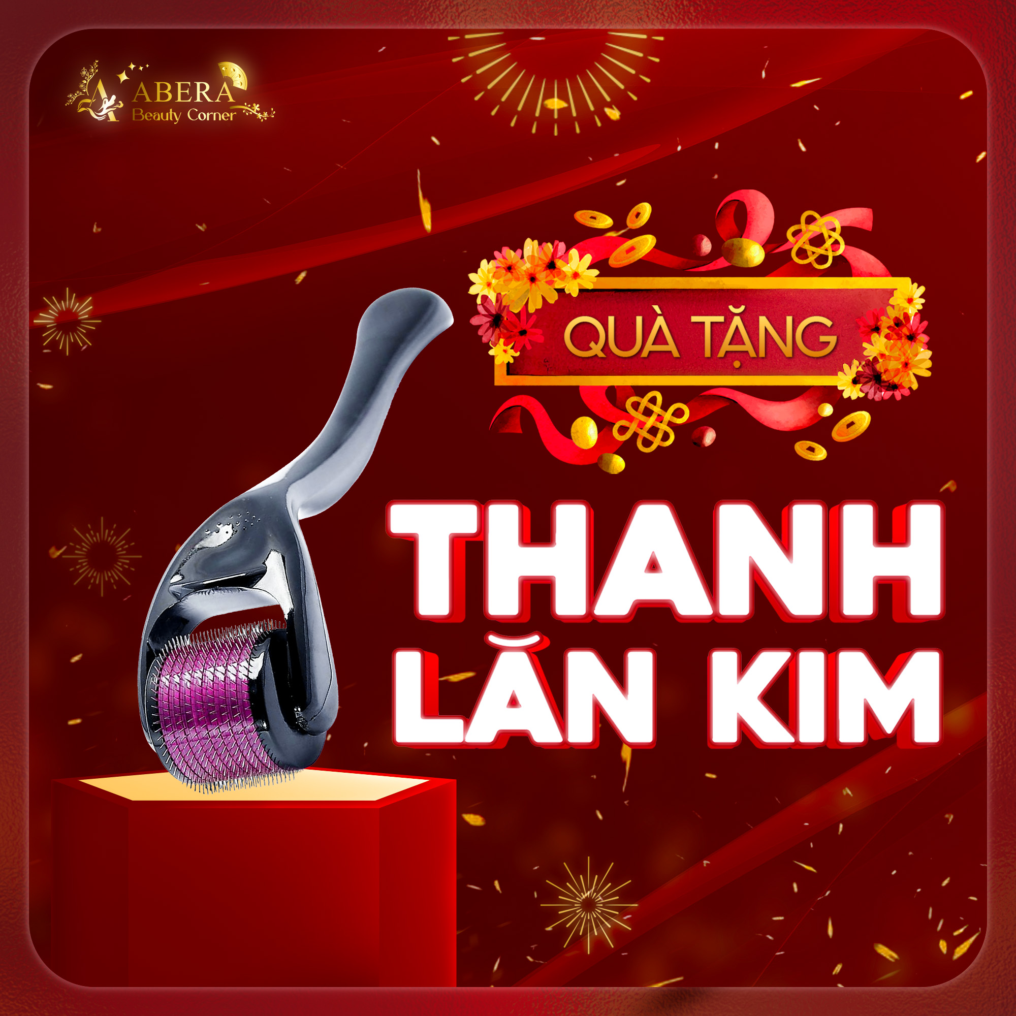 [QUÀ TẶNG] Thanh lăn kích thích nang lông Derma Roller DRS