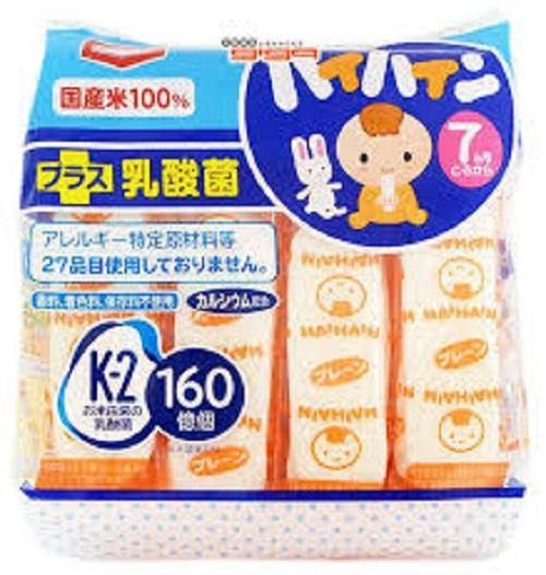 Bánh gạo tươi Haihain Nhật vị sữa dùng cho bé từ 7M