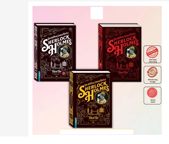 Sách - Combo Sherlock Holmes (trọn bộ 3 cuốn) bìa cứng